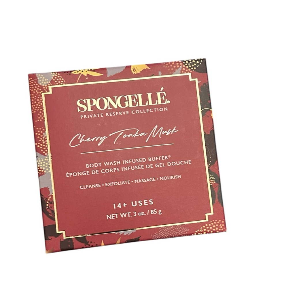 NWT Spongellé Cherry Tonka Musk Body Wash Buffer